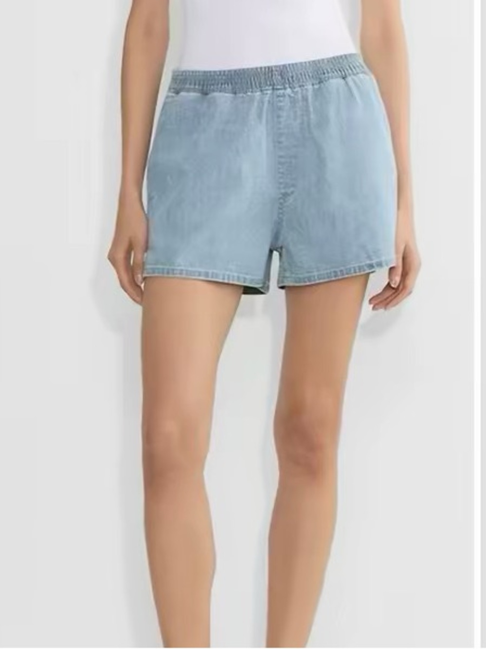 Denim Forum The '90s So-Soft Lo-Rise Denim Short
